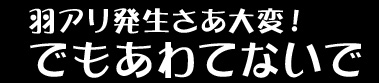 羽アリ発生さあ大変！でもあわてないで