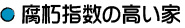 腐朽指数の高い家